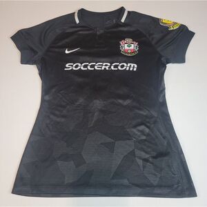 Nike Southampton FC Soccer Jersey Womens  Medium. Black‎ Futbol Kit